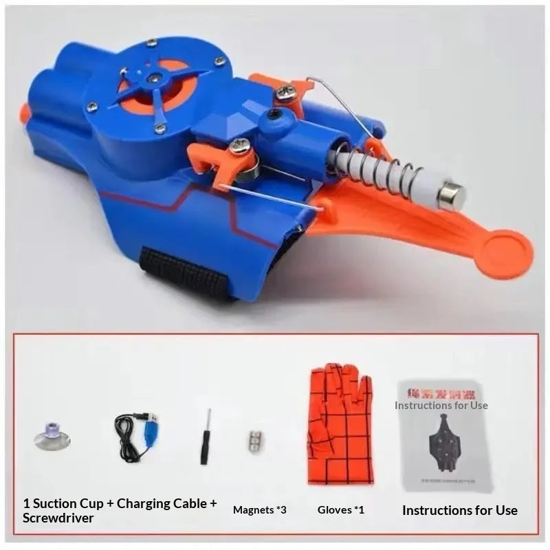 Lanzador de telarañas magnetico
